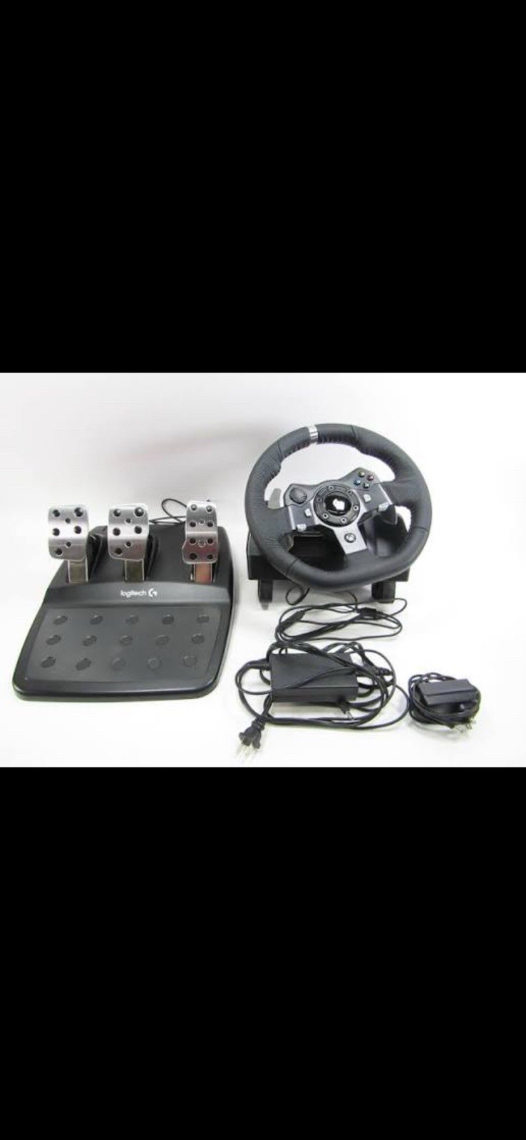 Logitech G G920 Driving Force Racing Wheel & Pedals w/ Shifter Xbox One PC