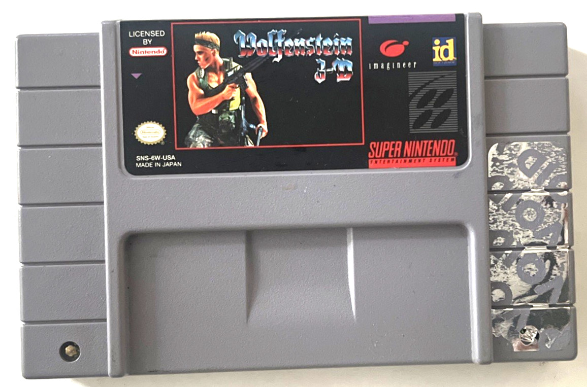 Wolfenstein 3D SNES Super Nintendo Shooter Game Tested