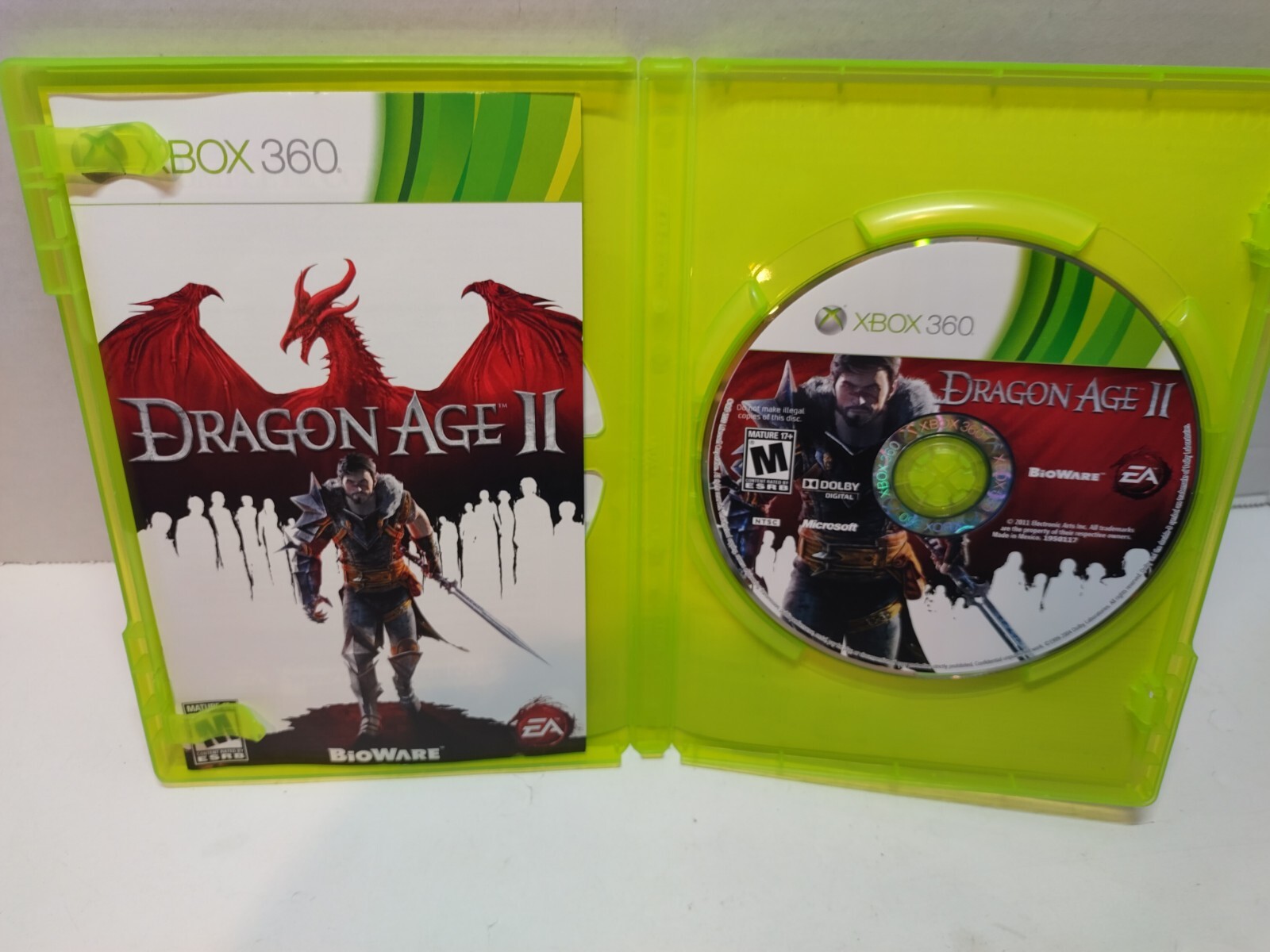 *CIB* Dragon Age II (Microsoft Xbox 360, 2011) TESTED