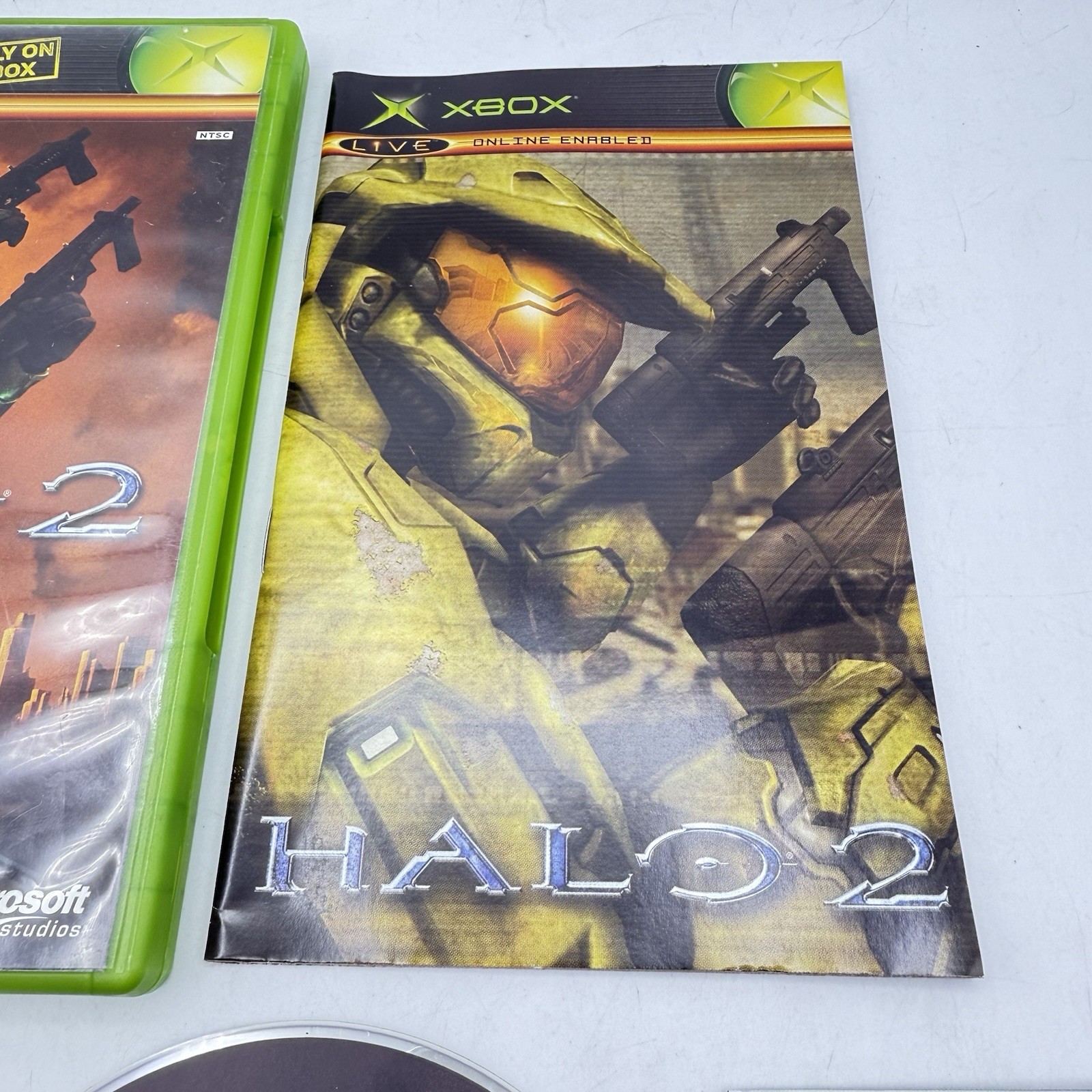 Halo 2 (Original Xbox, 2004) Complete With Manual Refurbished Good