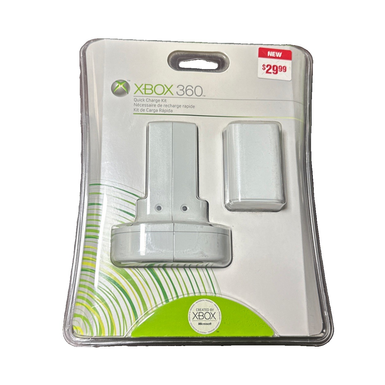 Microsoft Xbox 360 Live Quick Charge + Play & Charge Kit NEW SEALED