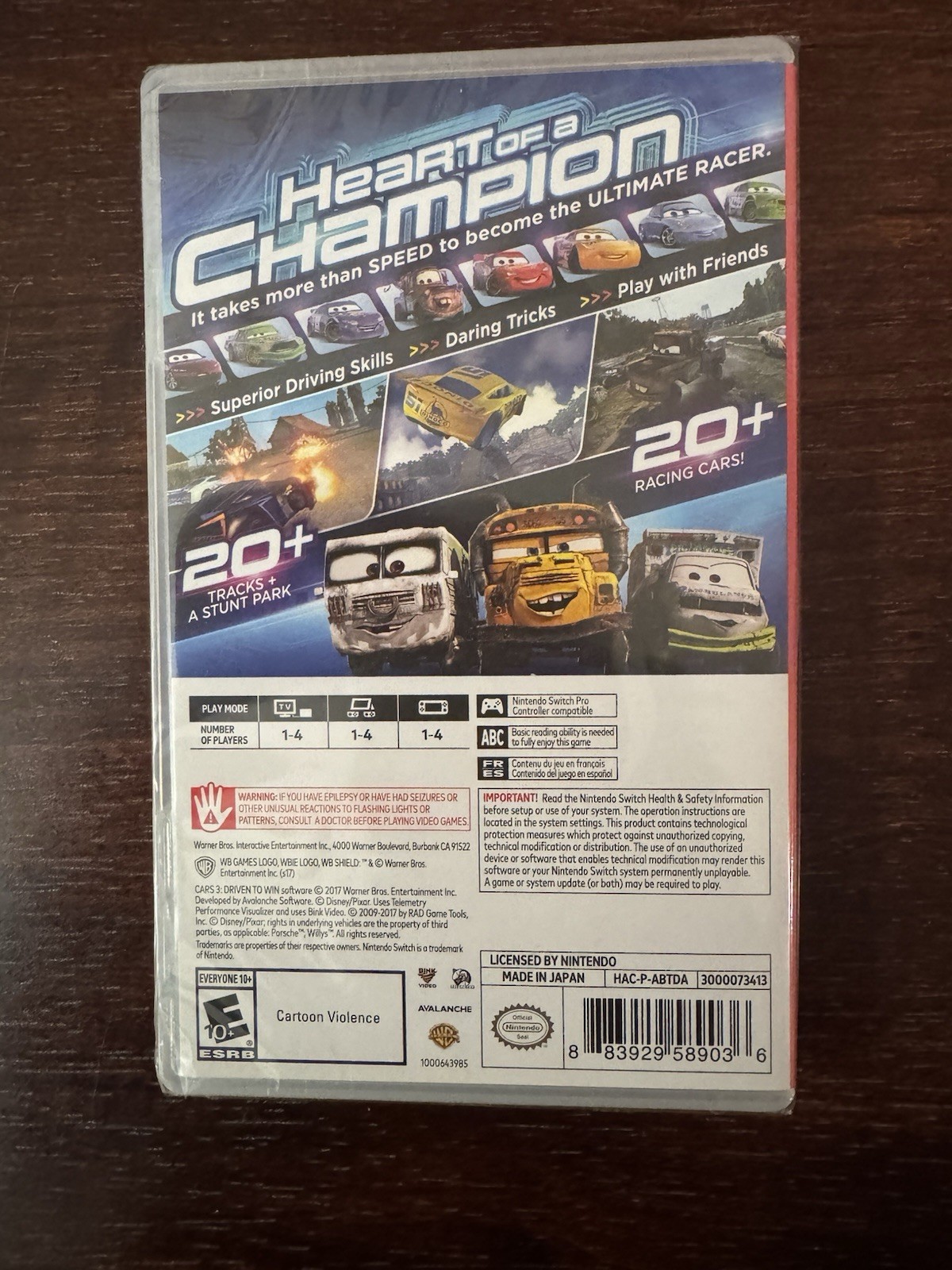 Cars 3: Driven to Win – Nintendo Switch (NEW, Sealed)