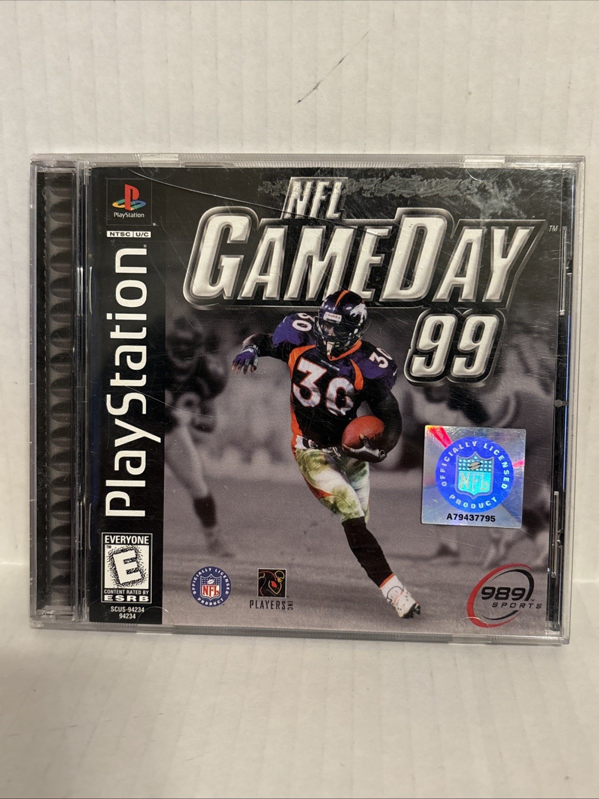 Complete NFL GameDay 99 American Football Sony PlayStation 1 PS1 Video Game 1998