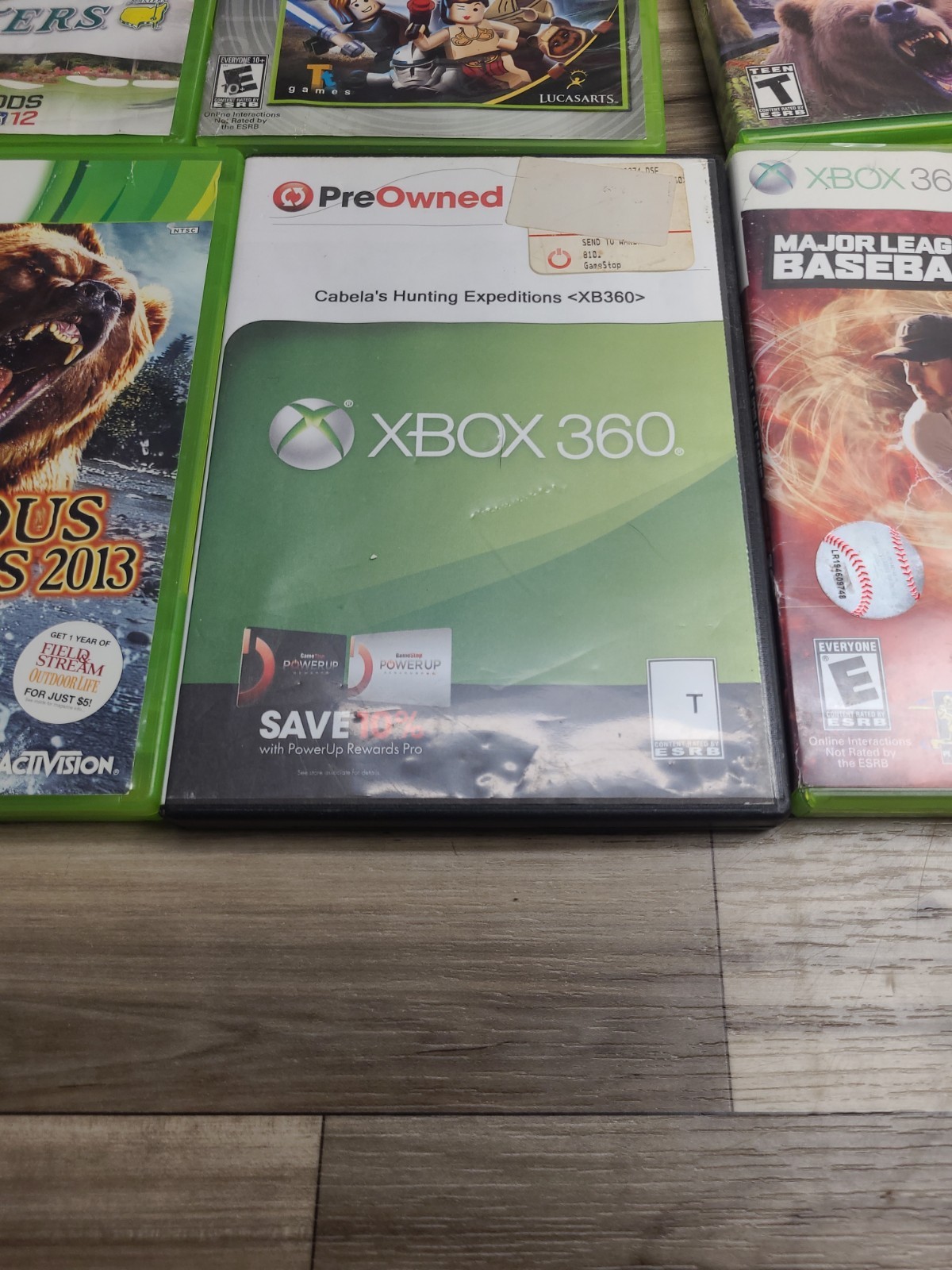 Lot If 10 Xbox 360 Games Civilization Revolution Stat Wars Cabelas Masters
