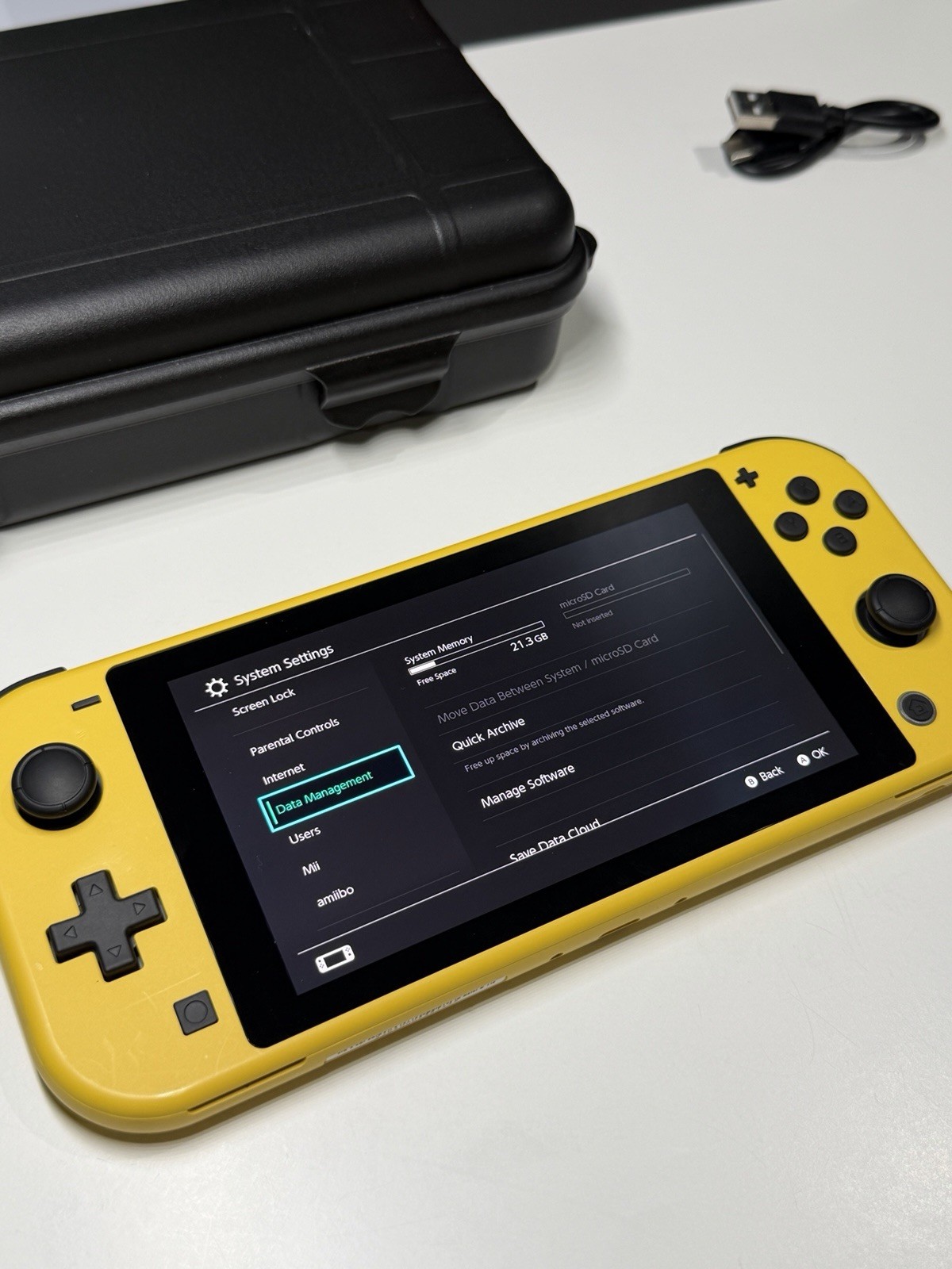 🔥 Super5 OLED Touch Nintendo Switch Lite, Taki Udon, Hall Effect Sticks, Yellow