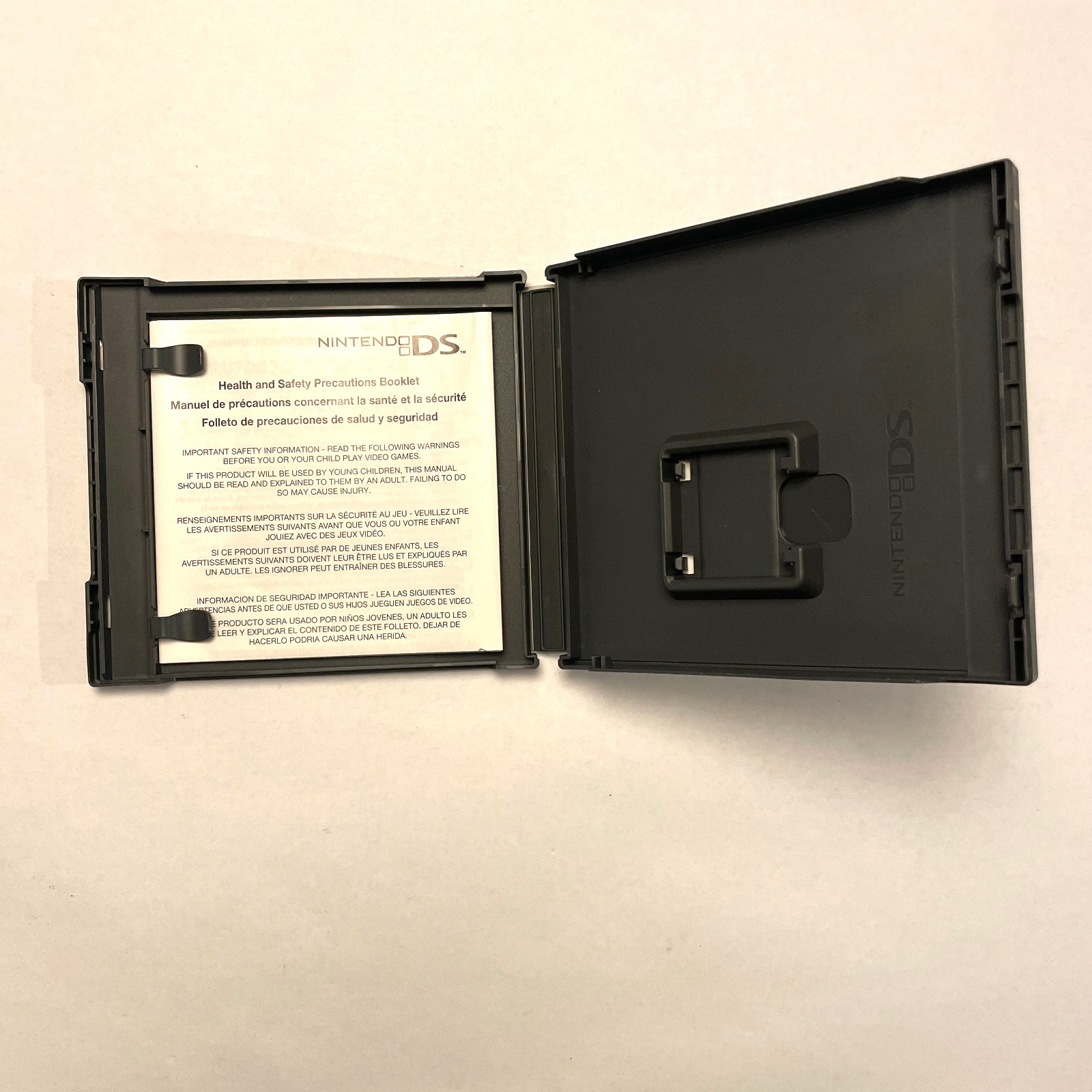 Nintendo Ds Case & Inserts ONLY – Pokemon Black Version 2