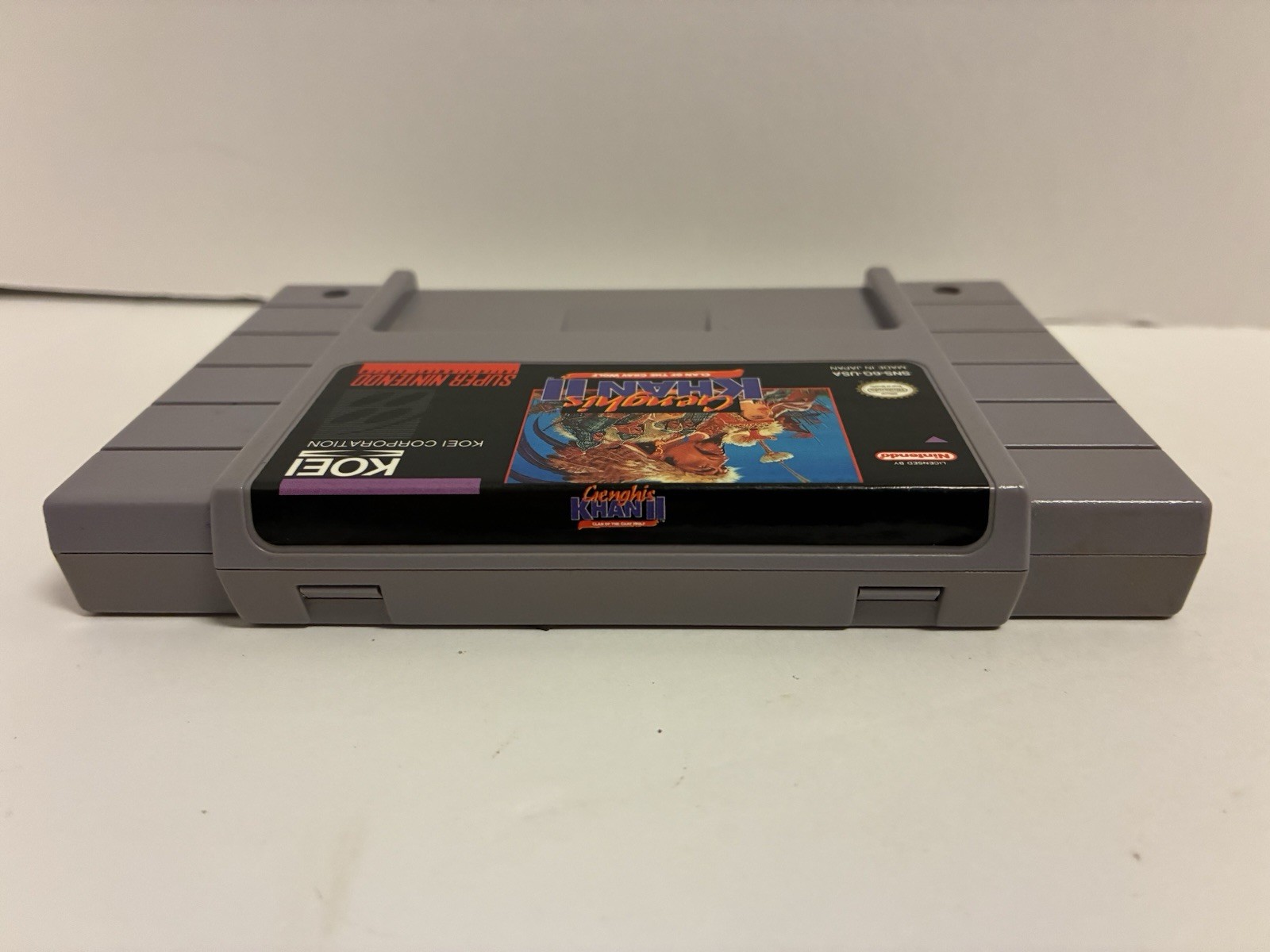 Genghis Khan II (Super Nintendo, SNES) Authentic – Tested