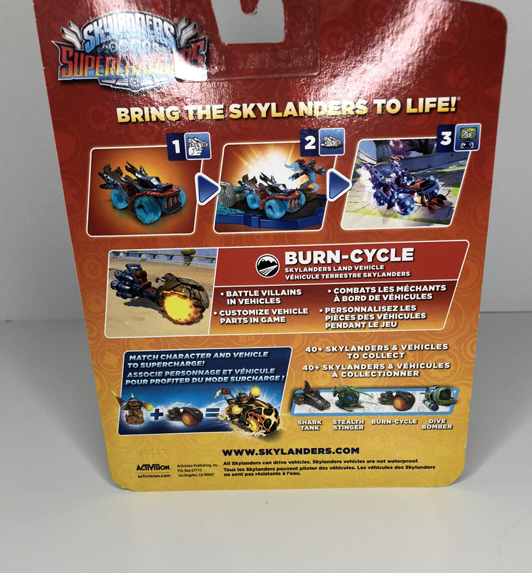 Skylanders Superchargers BURN-CYCLE Land Vehicle 2015 (New in Packaging)