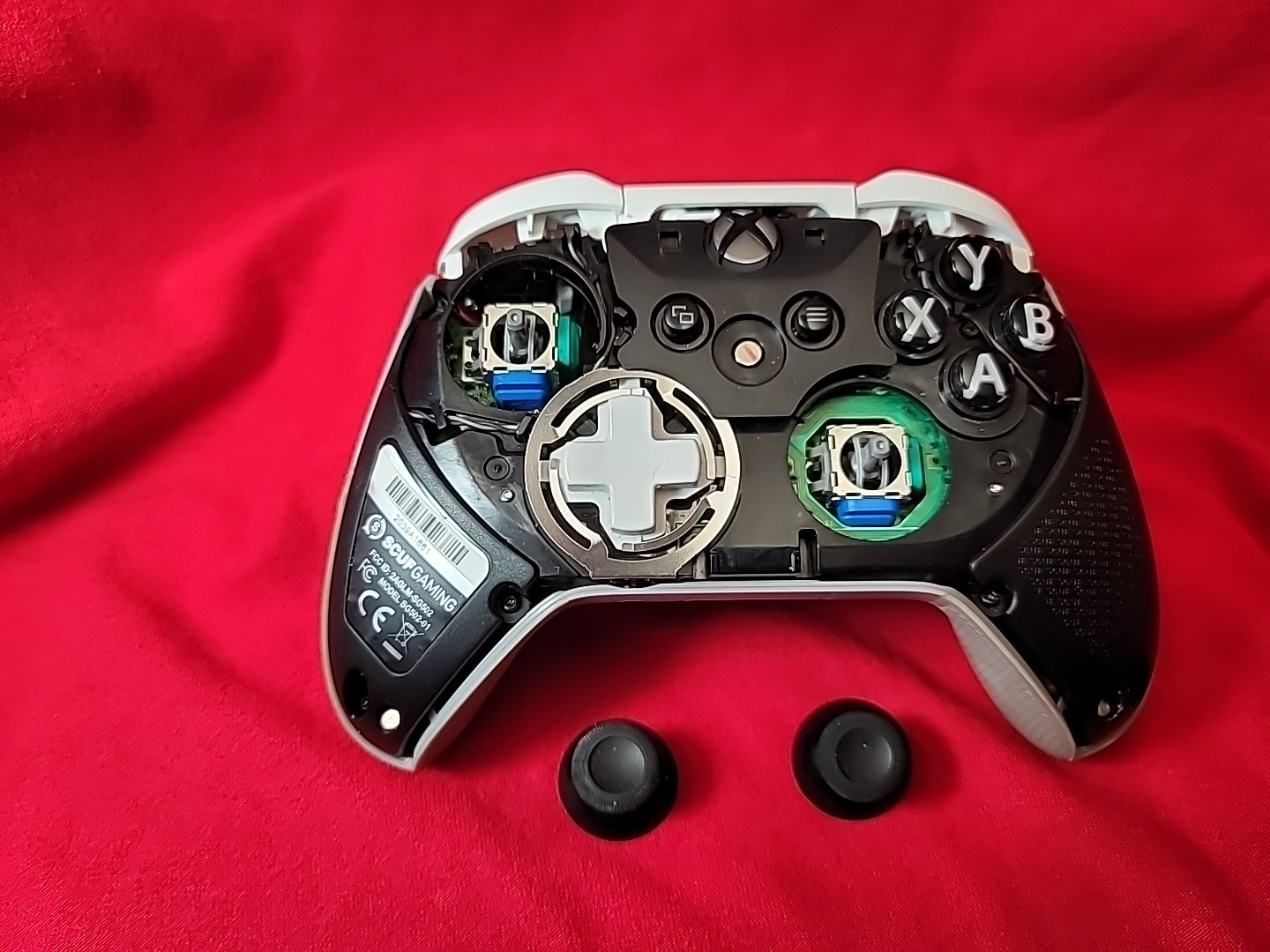 Xbox One Scuf Controller White (TMR Joysticks) Charge Port Upgraded To UsbC