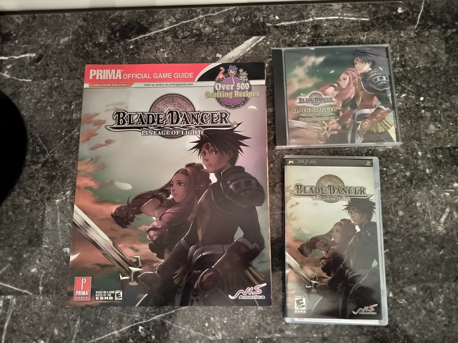 NIS America Blade Dancer: Lineage of Light Sony PSP Manual RPG E10+ w/ Guide