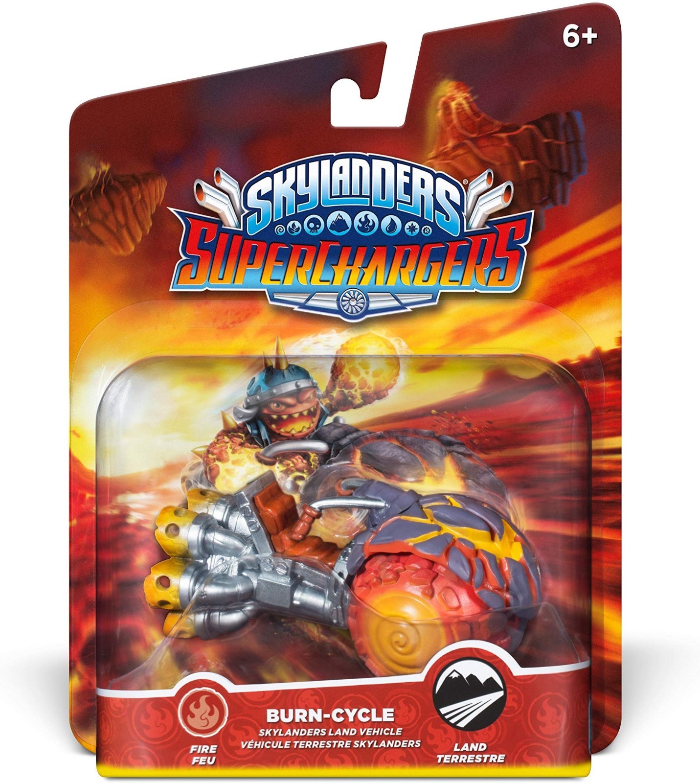 Skylanders Superchargers Burn-Cycle Land Vehicle New