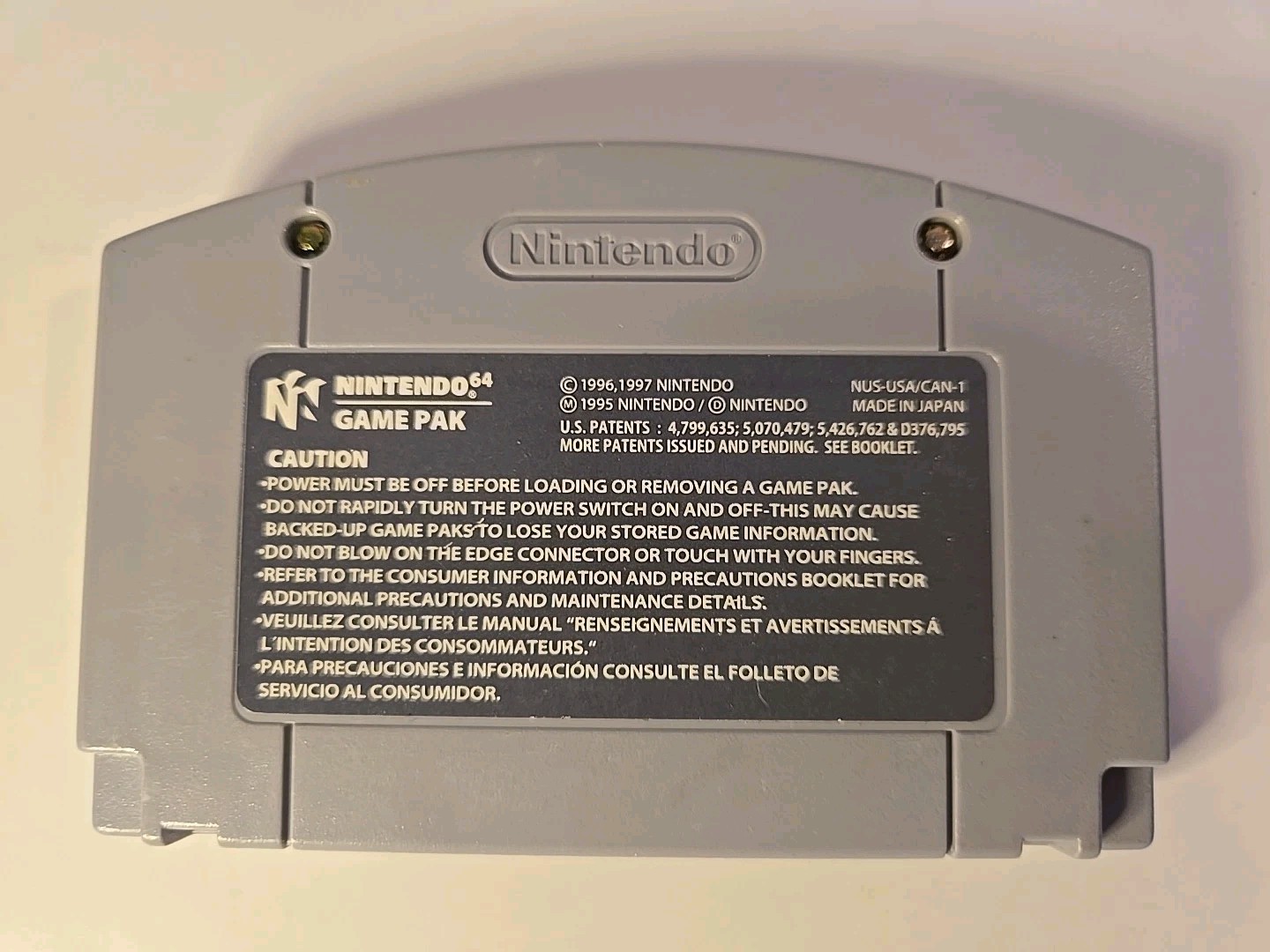 Hybrid Heaven, N64, Loose, Authentic!
