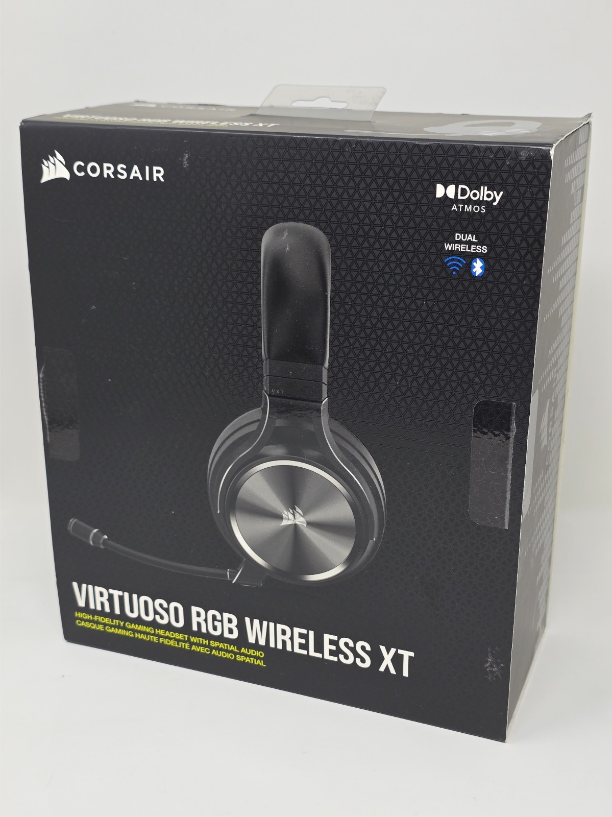 Corsair Virtuoso RGB Wireless XT Gaming Headset Microphone Dual Wireless
