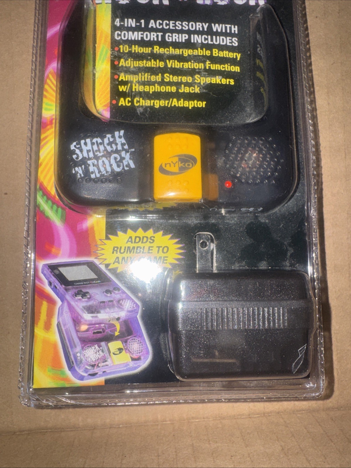 NYKO – Shock N Rock For Nintendo Game Boy Color 4-in-1 Accessory – Brand New!
