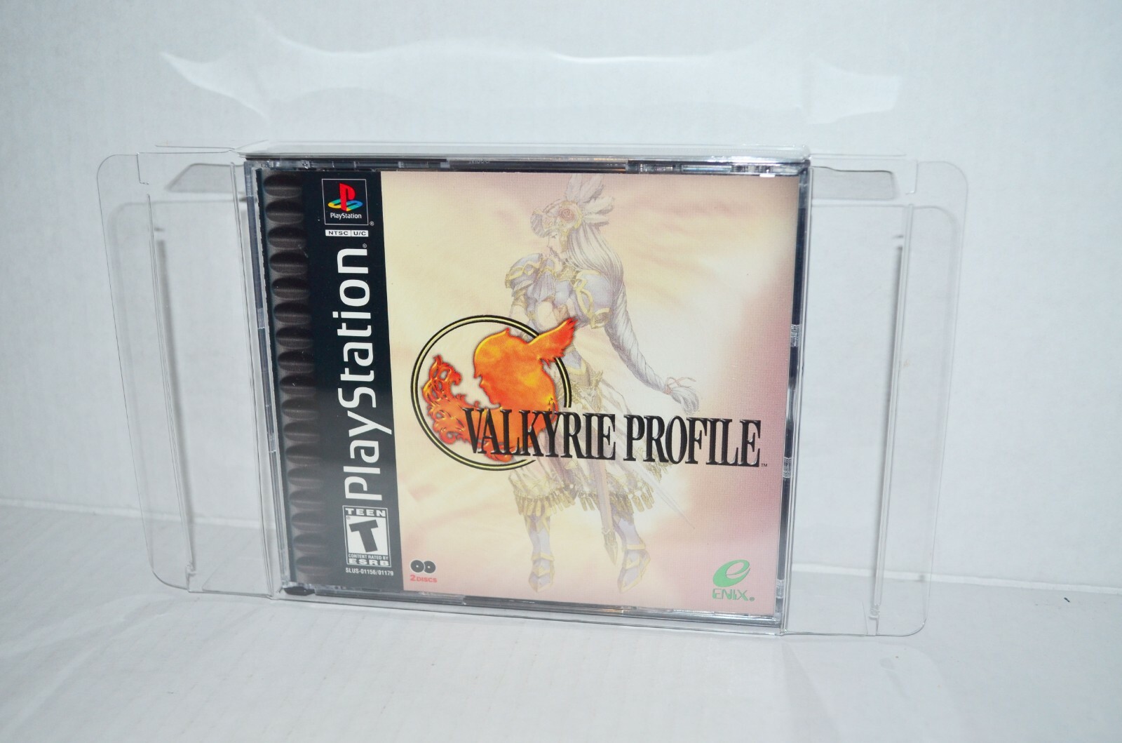 5 Dual Video Game Plastic Protectors Cases Display For Sony PlayStation 1 PS1