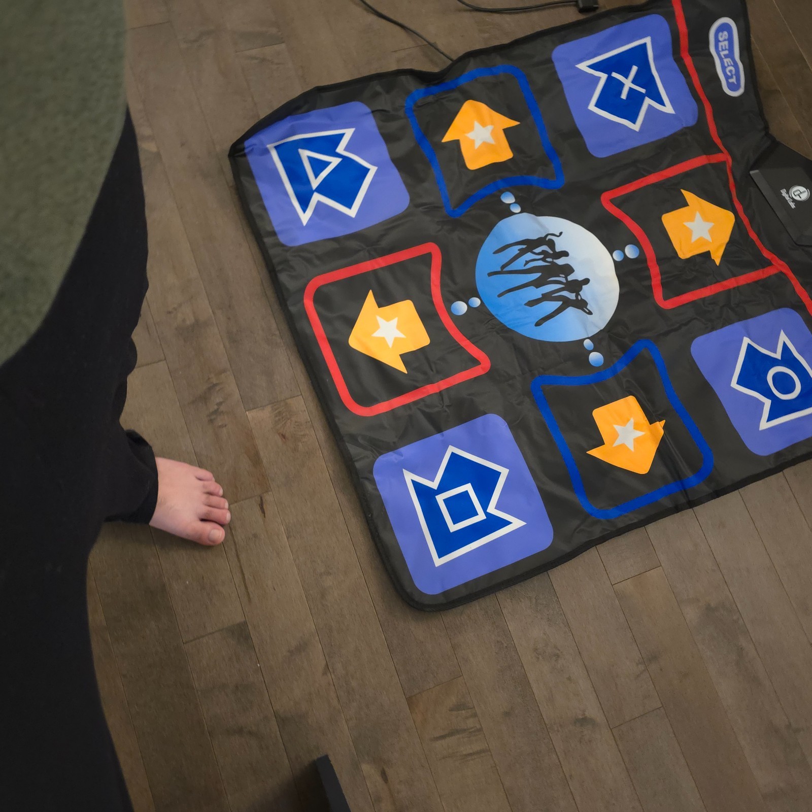 New Digital Labs Dance Pad Mat USB Plug DDR Style PC TV Rhythm Game Pad