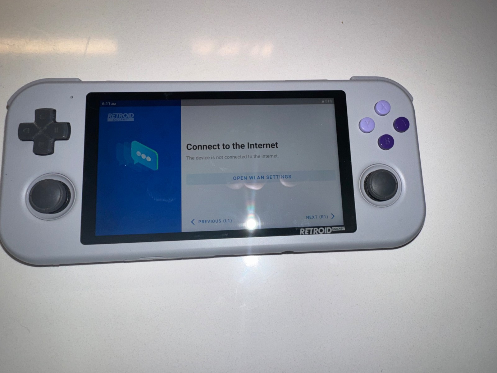 Retroid Pocket 3 plus w/ Official Grip, two different cases, extras (Very Good)