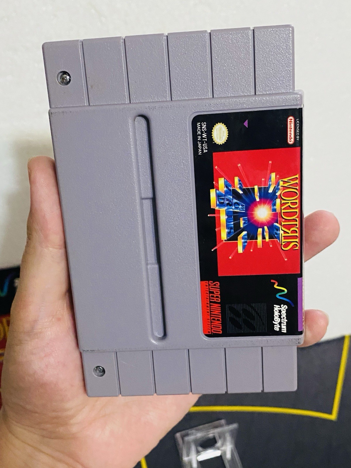 Very Clean Game Wordtris *SNES *Authentic *CIB w Game, Manual and Box