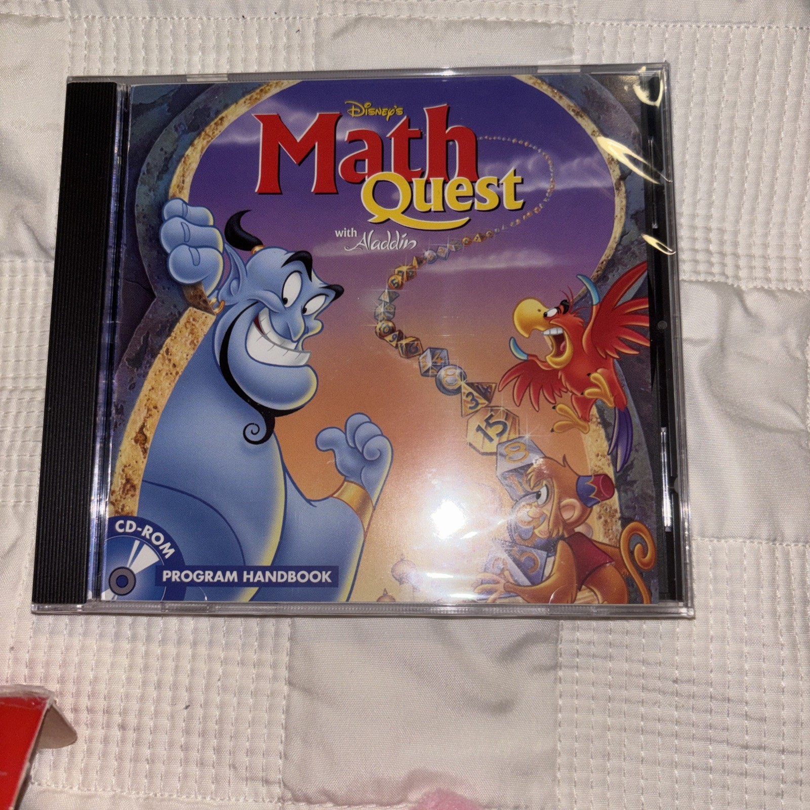 Disney’s MathQuest With Aladdin Windows/Mac Learning Series Big Box Original