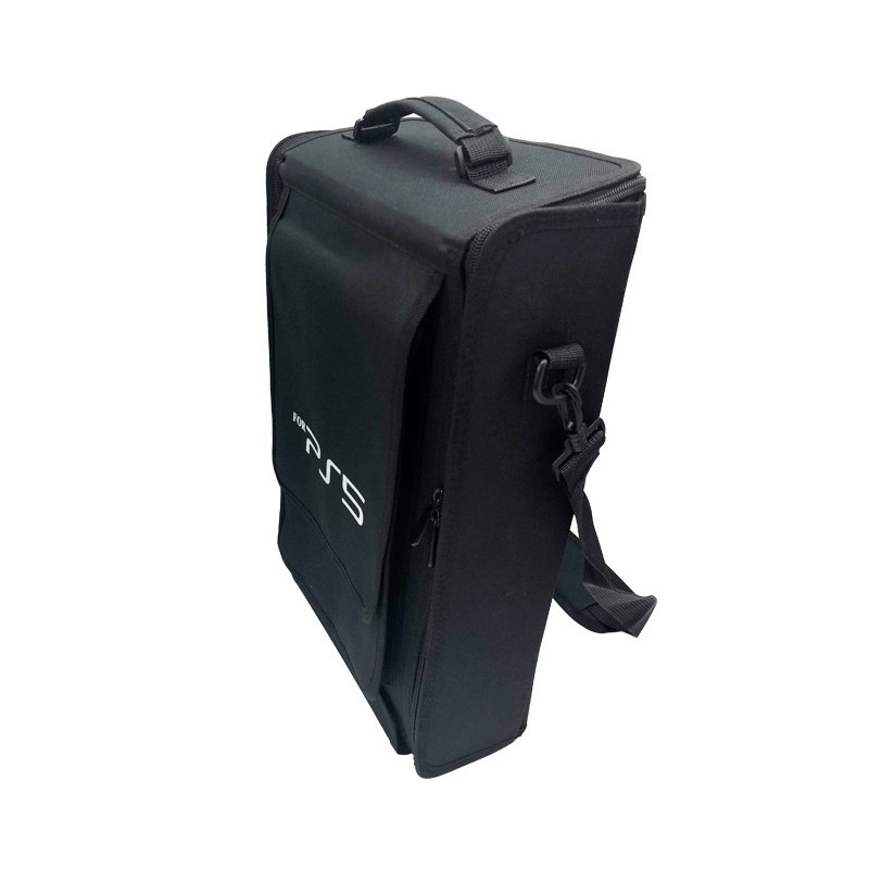 Black Travel Shoulder Carrying Bag Carry Case for PS5 PlayStation 5 Console Game
