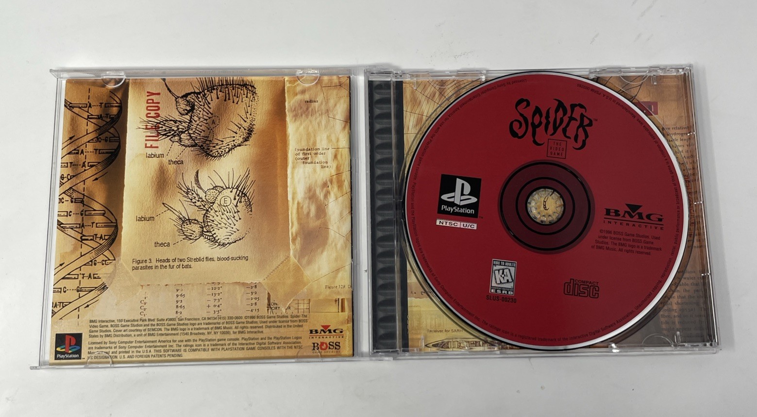 Spider (Sony PlayStation 1, 1996) PS1 Complete W/Reg Card 1DAY FAST SHIP!