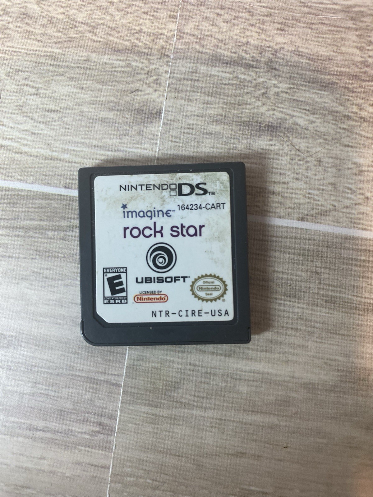 Imagine Rock Star Nintendo DS Tested Working Music Adventure Game Cartridge
