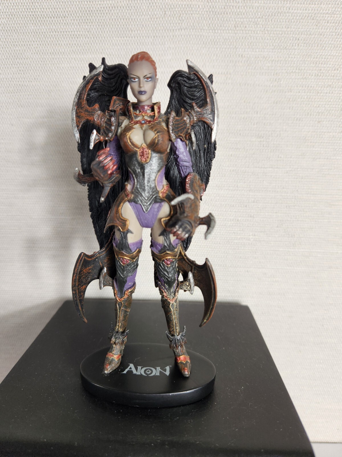 Aion Avia Figure Limited Collectors Edition Winged Asmodian Daeva Missing Weapon