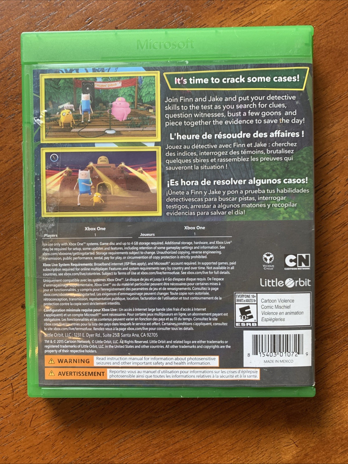 Adventure Time: Finn & Jake Investigations Microsoft Xbox One