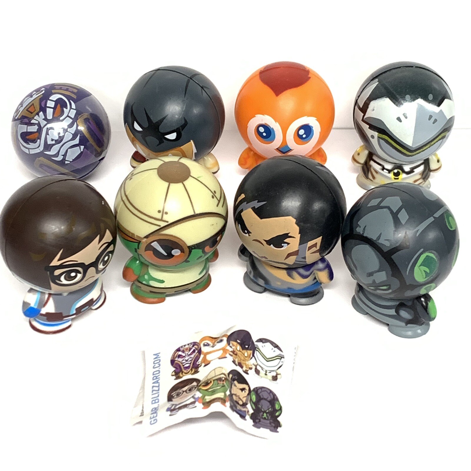 Blizzcon Exclusive Capsule Toy Tomy Overwatch Lot Blizzard Hanzo Complete Set