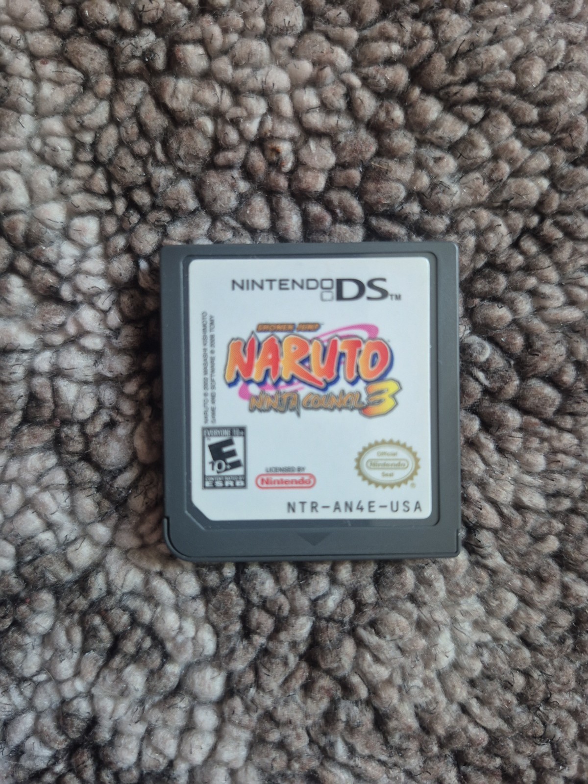 Naruto Ninja Council 3 Nintendo DS Cartridge Only Not Tested!!