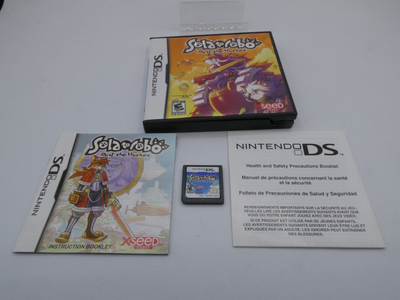 Solatorobo: Red the Hunter (Nintendo DS, 2011) – Complete w/ Manual CIB Tested