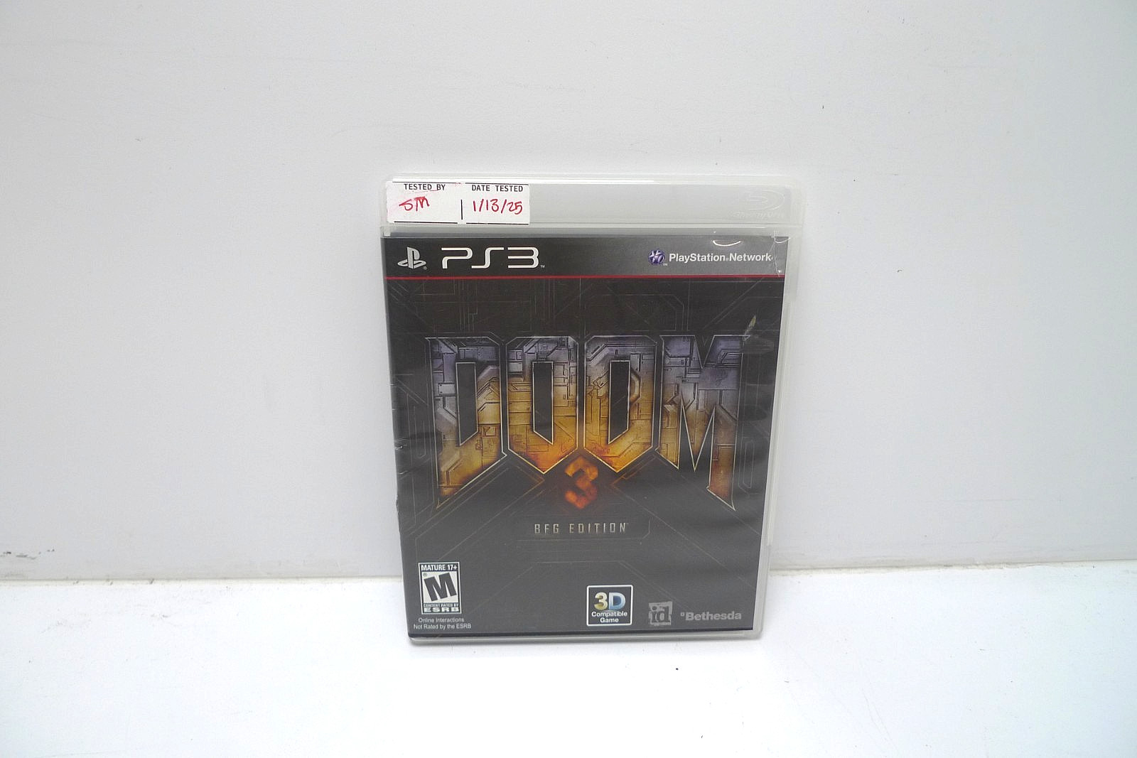 Doom 3 BFG Edition Video Game & Manual | PS3 PlayStation 3