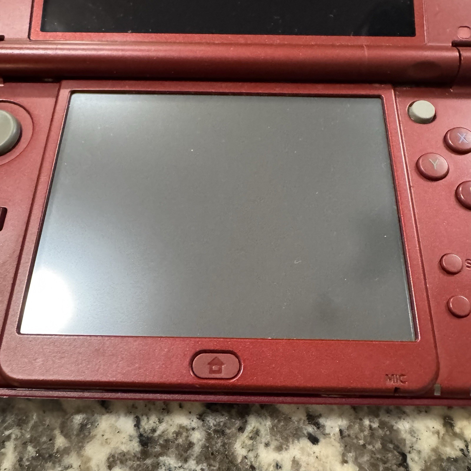 Double IPS New Nintendo 3DSLL W/ Loopy Capture Card, Metallic Red & Metal Shell