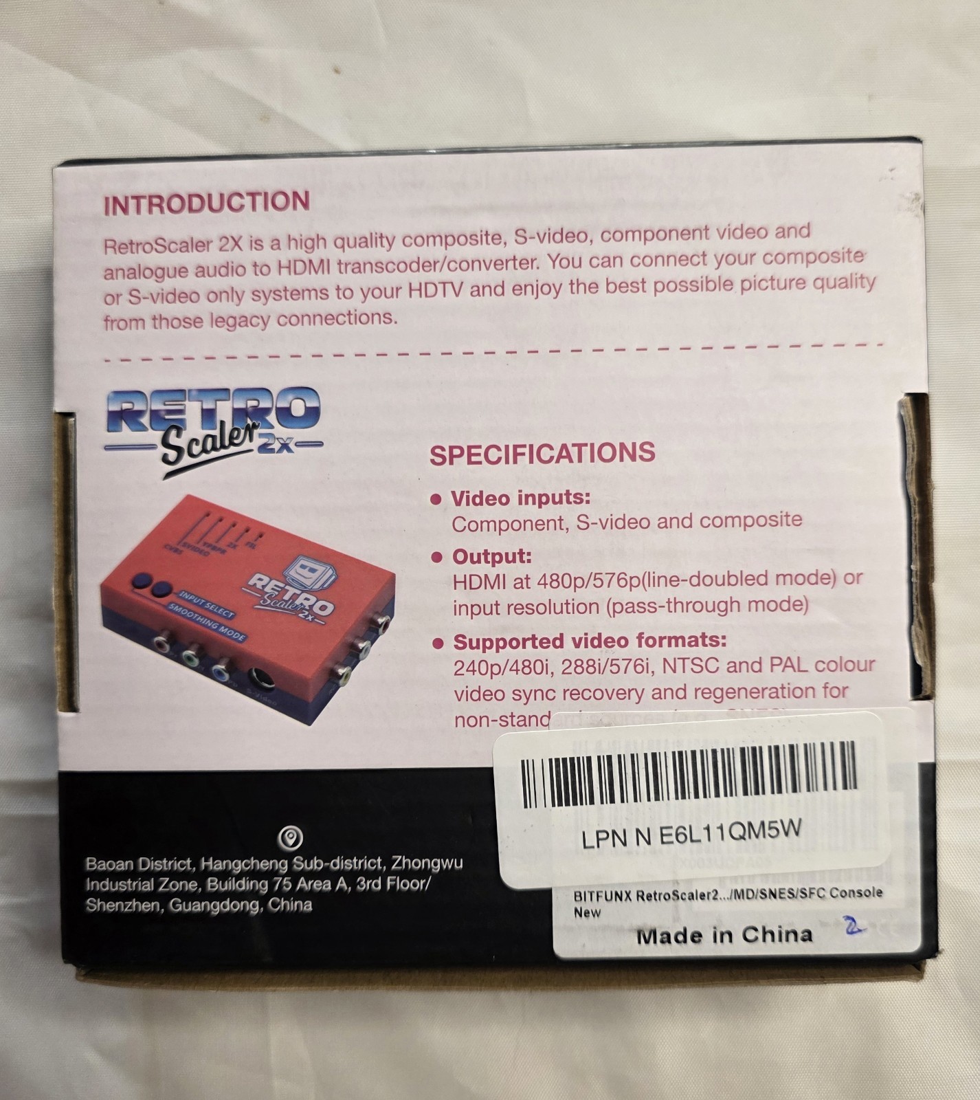 RetroScaler 2X HDMI Upscaler – Retro Gaming Console Adapter