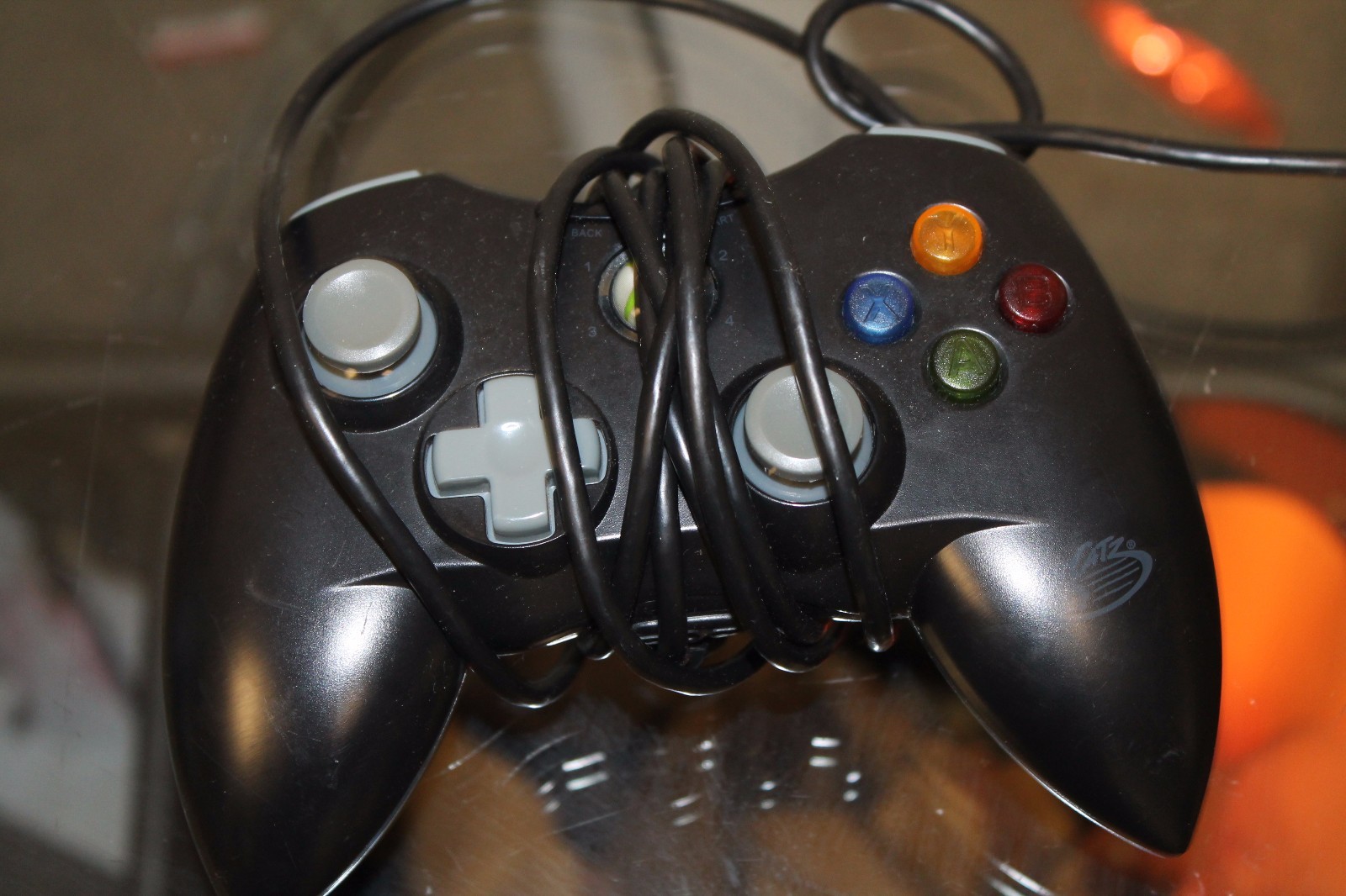 2 Pcs Wired USB Game Pad Controller For Microsoft Xbox 360 PC Windows Untested