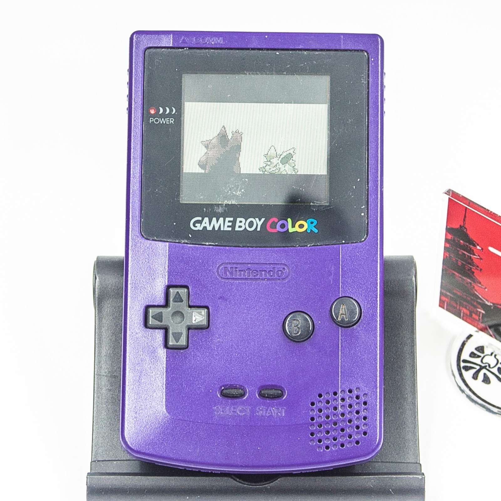 Nintendo Game Boy Color Purple & Pocket Monsters Red Japanese