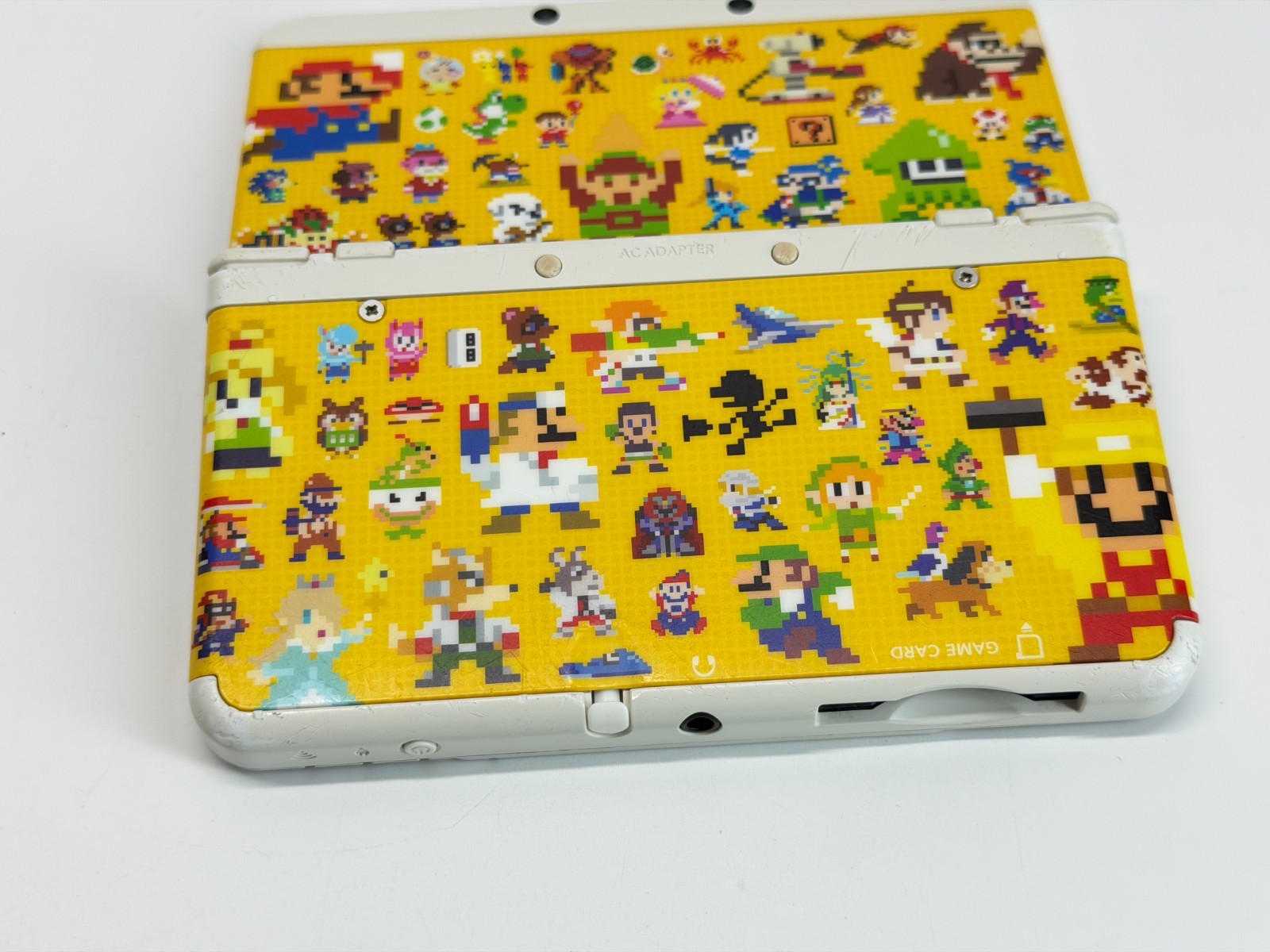 New Nintendo 3DS Handheld System Mario Edition Bundle w/Mario Bros 2 & Maker