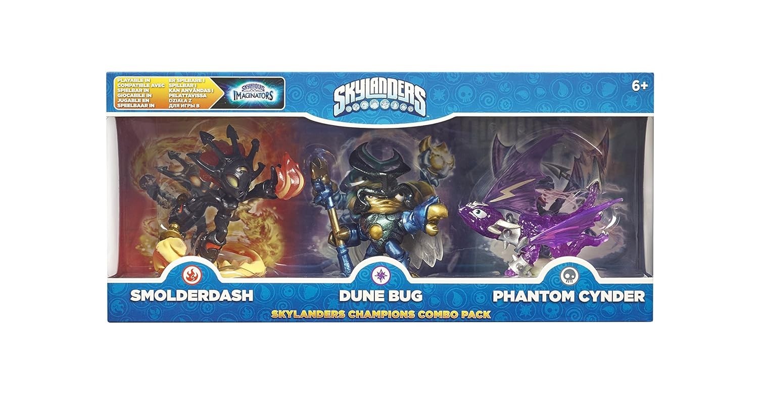 Skylanders Imaginators: Collectible Triple Pack – Smolderdash, Dune Bug, Cynder
