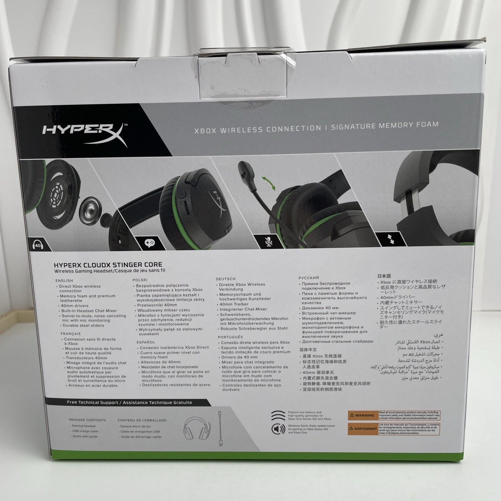 HyperX Cloud Stinger Core Wireless Gaming Headset Black for Xbox
