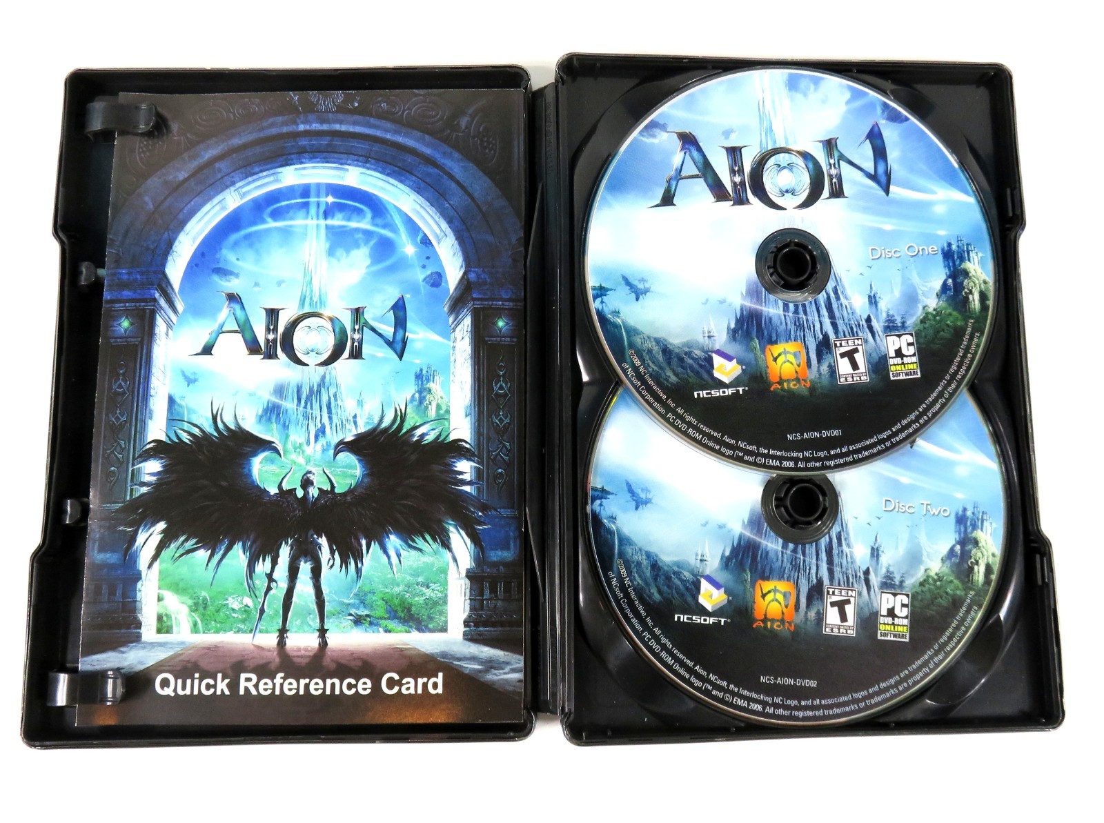 Aion PC Game 2009 Steelbook Complete with Manual