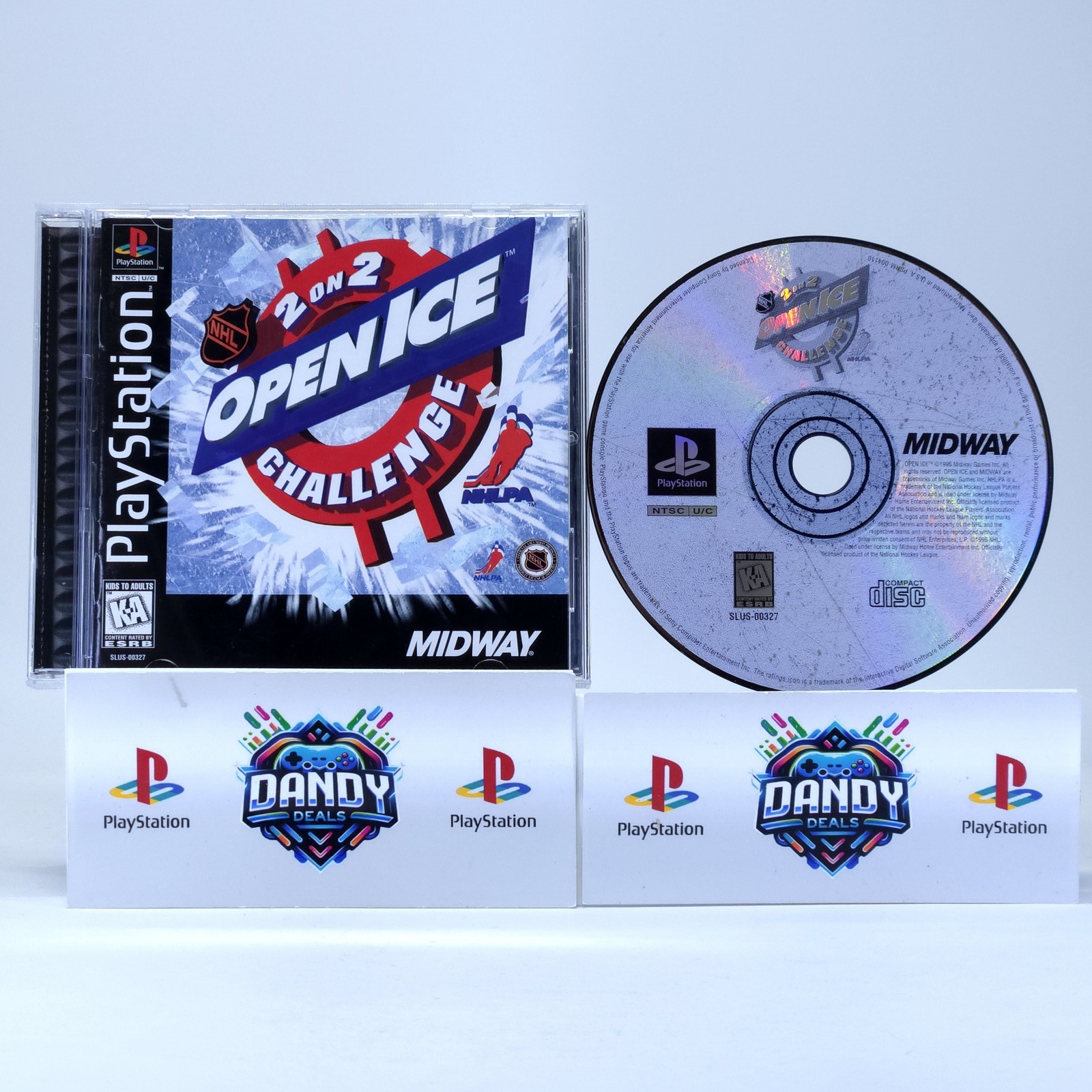 NHL Open Ice 2 on 2 Challenge PS1 CIB W/ Manual – PlayStation