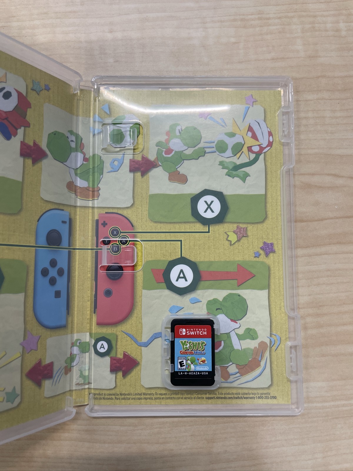 Nintendo Switch Yoshi’s Crafted World 2019 Game and Case