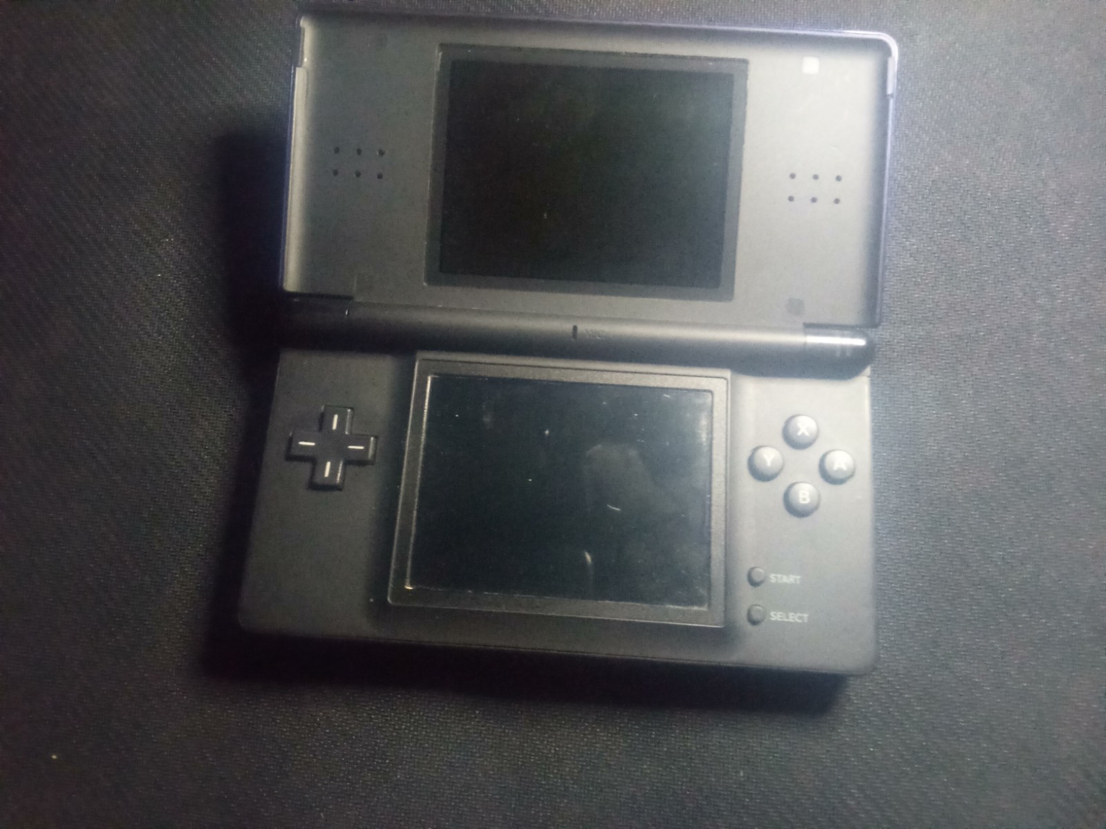 Nintendo DS Lite Blue Handheld Fully Functional With Defect Screen With Charger