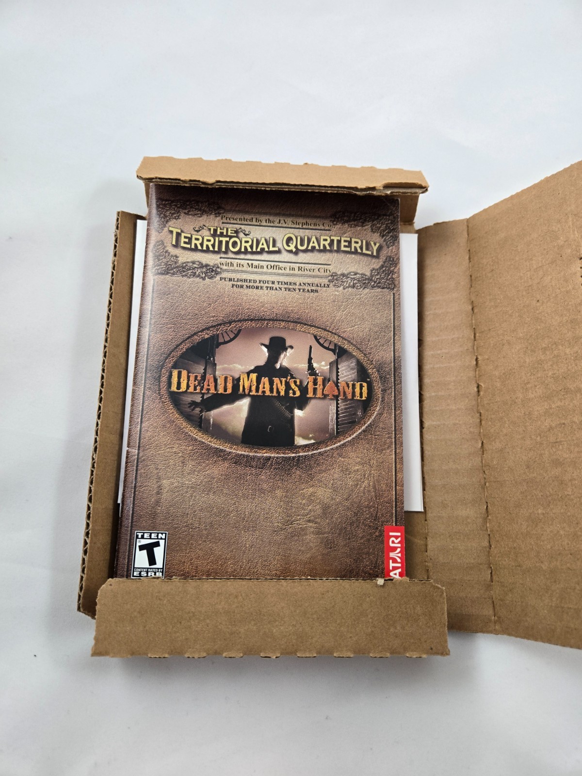Dead Man’s Hand PC Game Atari 2004 CIB Complete 2 CD-ROM Western FPS Vintage