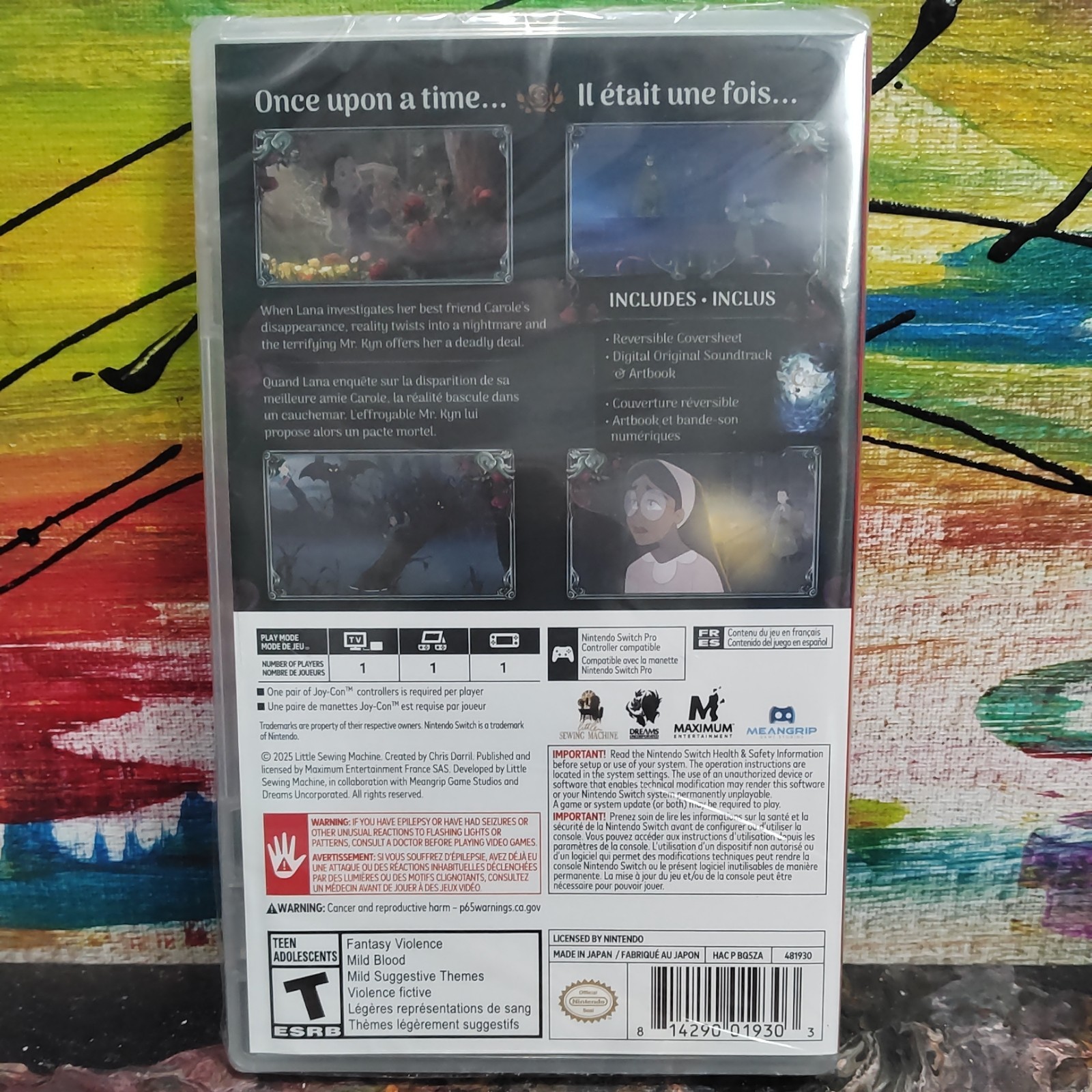 NEW Bye Sweet Carole Nintendo Switch SEALED