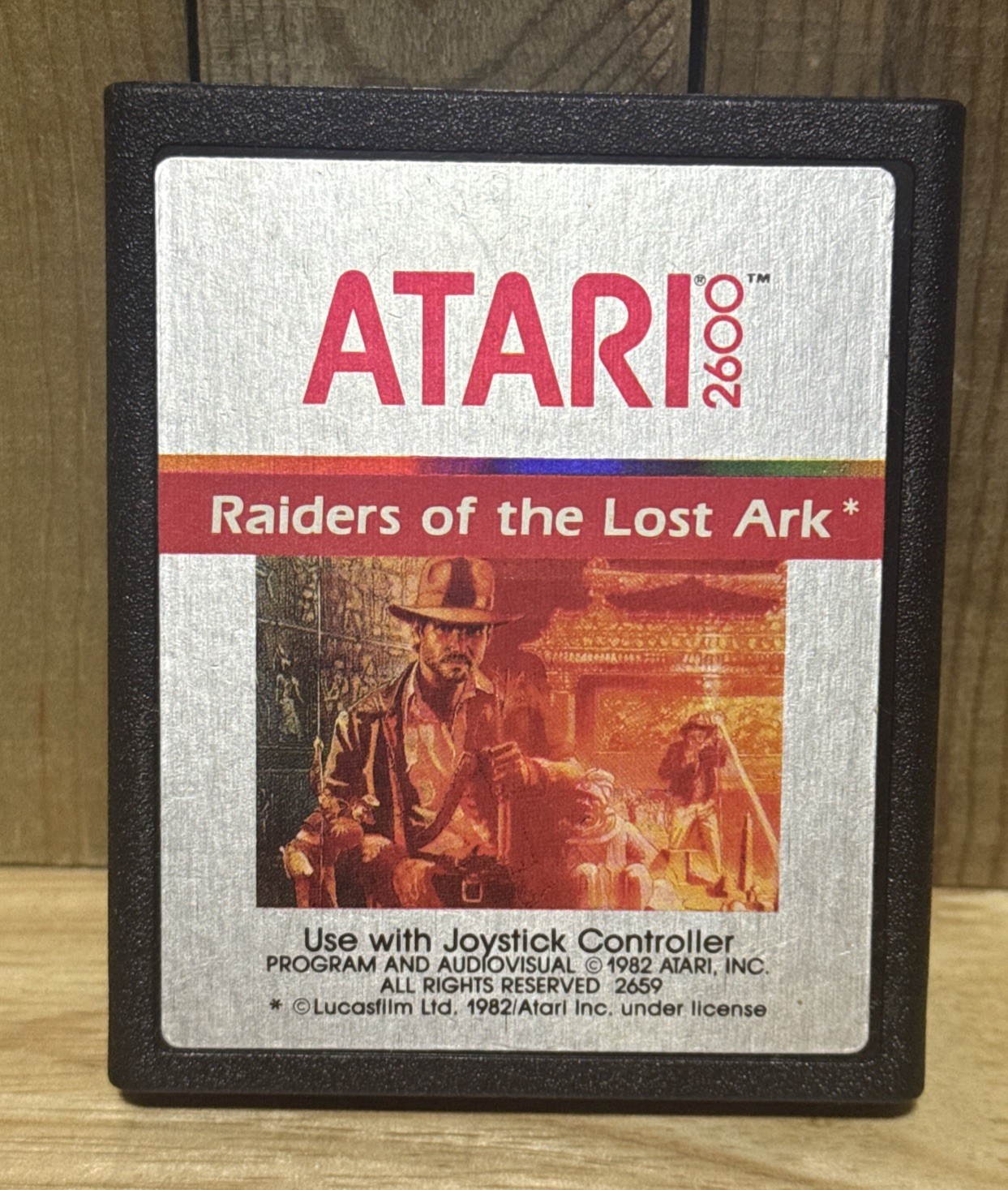 Atari 2600 Raiders of the Lost Ark Cart Indiana Jones!