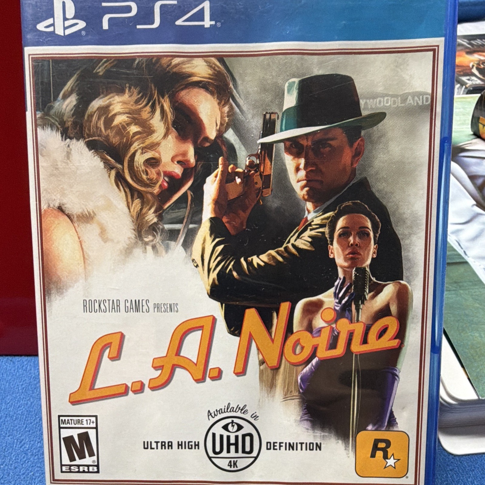 L.A. Noire PS4 4K UHD Action & Adventure M (Mature) Disc w/ Case