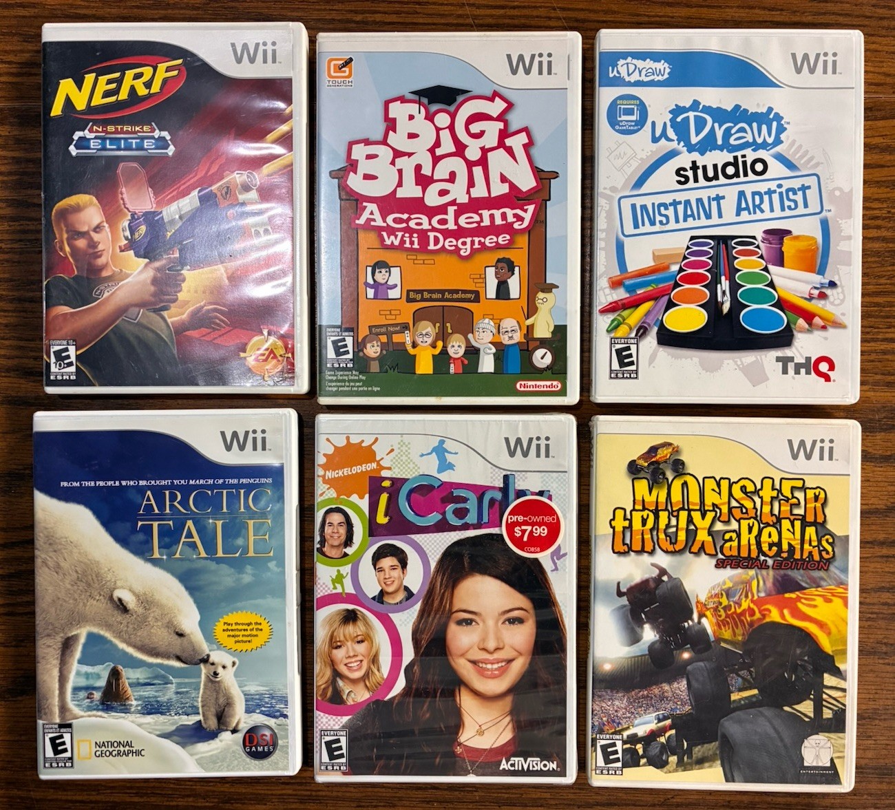 Nintendo Wii Game Lot Bundle Of 34 – No Duplicates – Various Genres