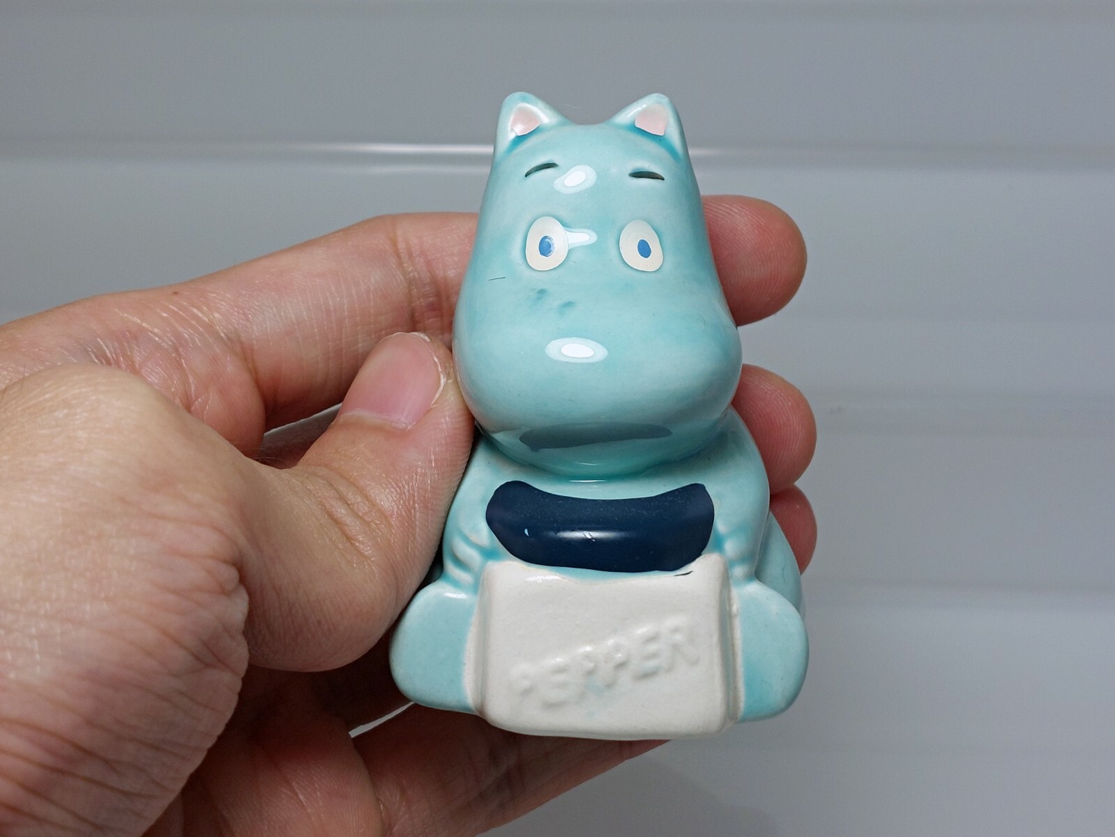 Snorkmaiden Moomin Salt and Pepper Shakers Figure Banpresto 1990 Japan 2.3-2.4in