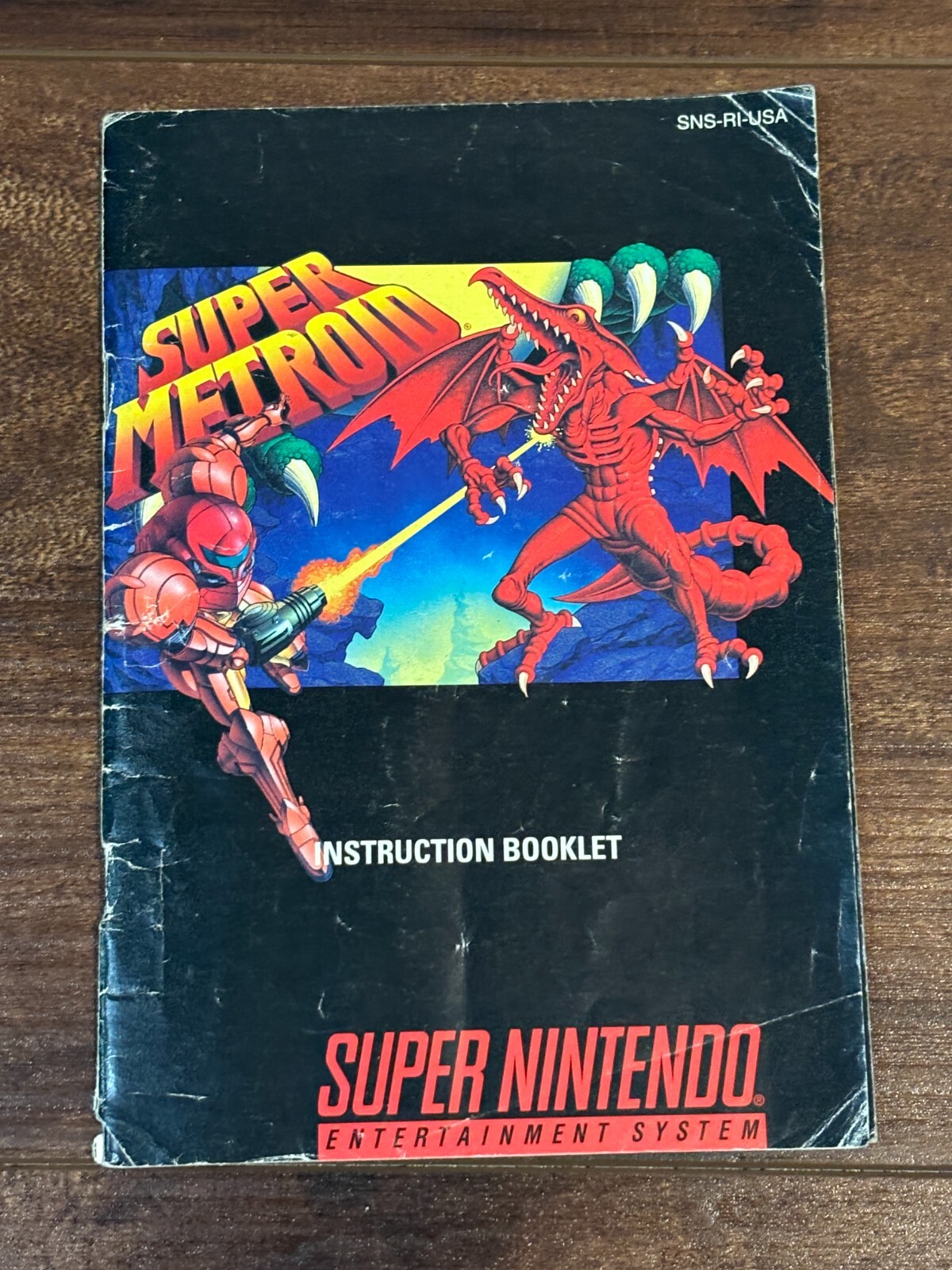 Super Metroid SNES Super Nintendo Instruction Manual Only